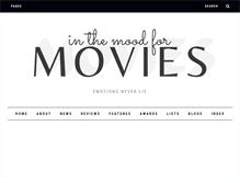 Tablet Screenshot of inthemoodformovies.com